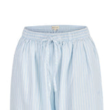 Pantalón Mujer Lino Celeste BSoulxRKF