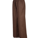 Pantalón Mujer Lino Café BsoulxRKF