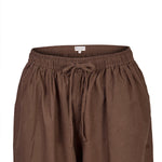 Pantalón Mujer Lino Café BsoulxRKF