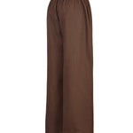 Pantalón Mujer Lino Café BsoulxRKF
