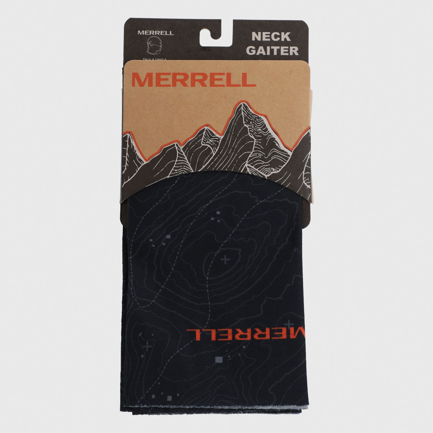 Cuello Unisex Nuco Full Print Negro Merrell