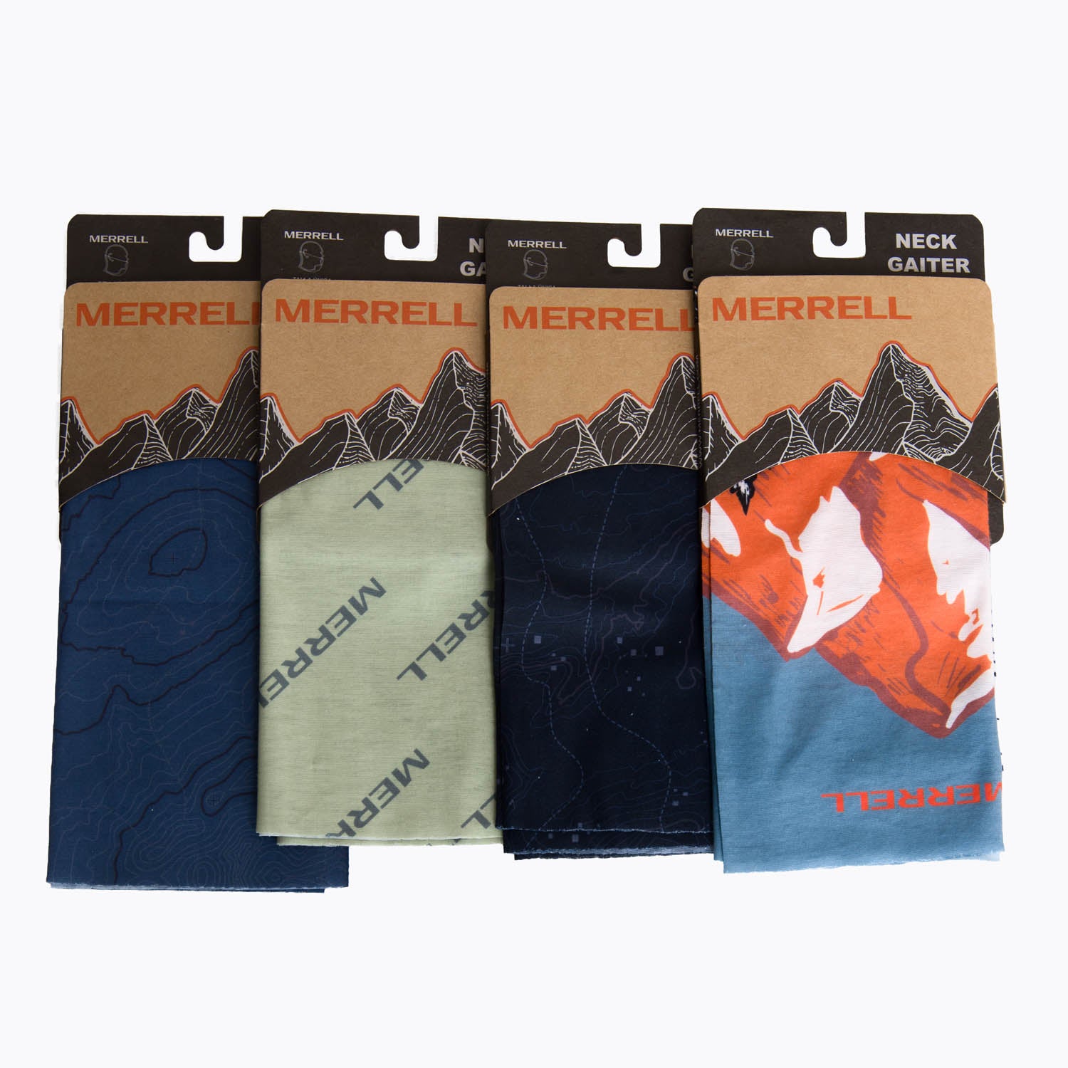 Cuello Unisex Parina Full Print Verde Claro Merrell