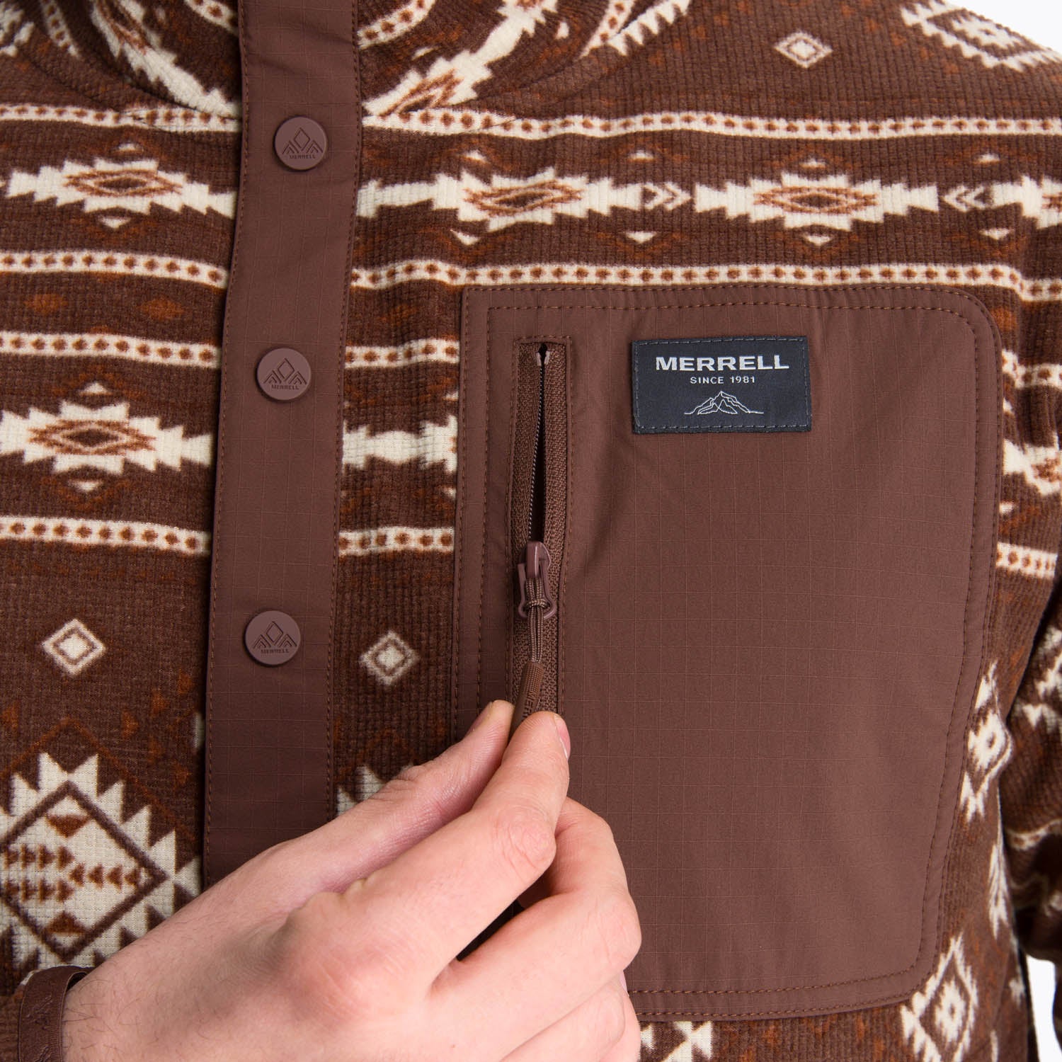 Polar Hombre Microfleece Christ Café Merrell