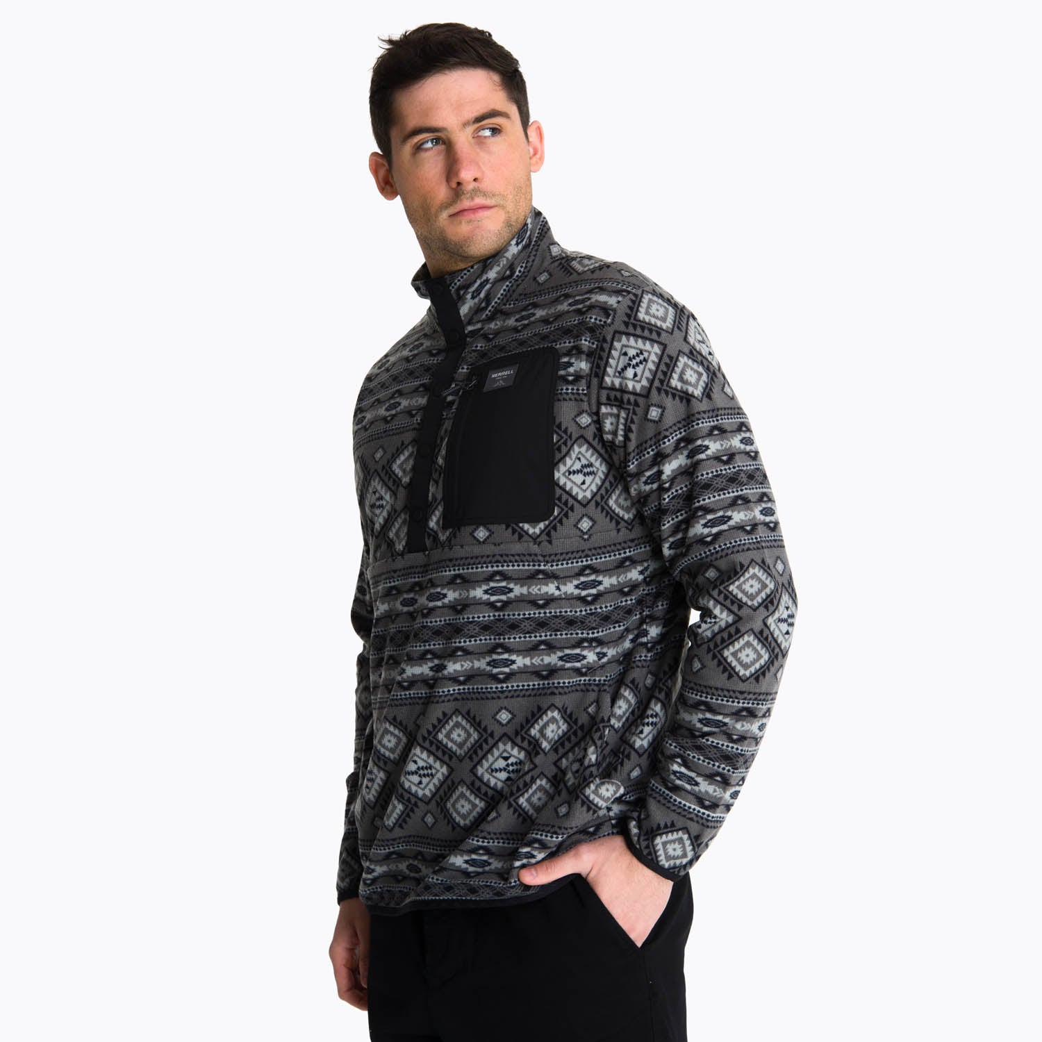 Polar Hombre Microfleece Christ Negro Merrell