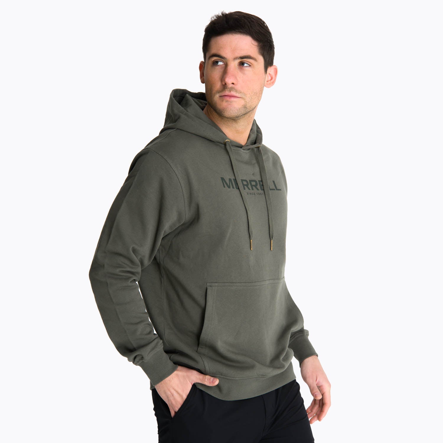 Poleron Hombre Kaikoura Verde Oscuro Merrell