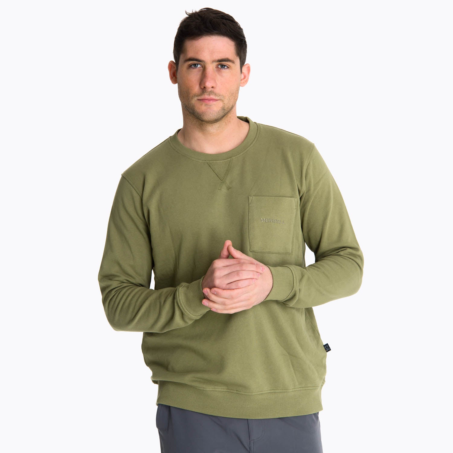 Poleron Hombre Hokitika Verde Musgo Merrell