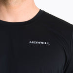 Polera Manga Corta Hombre Birdsville Negro Merrell