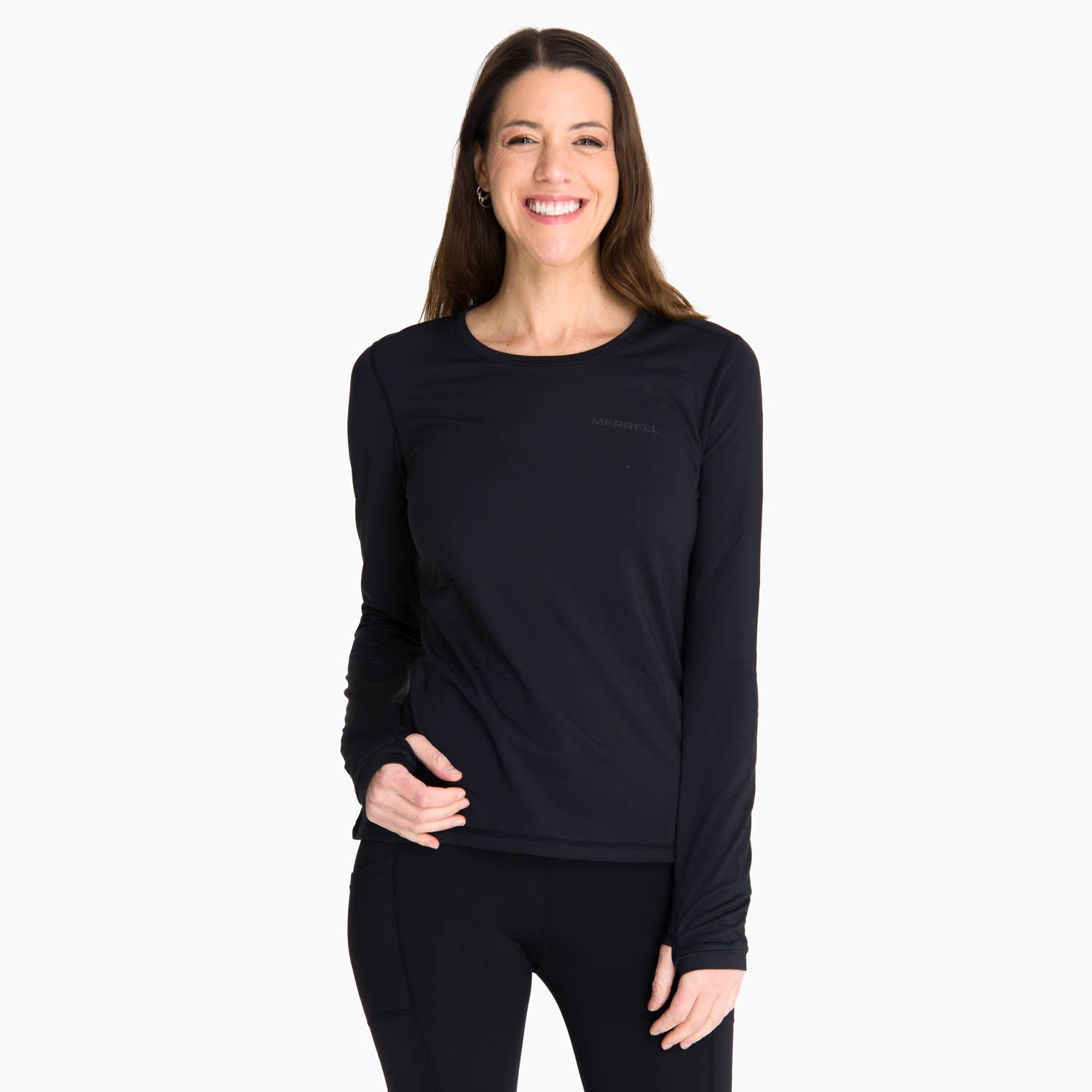 Primera Capa Superior Mujer Hamilton Negro Merrell