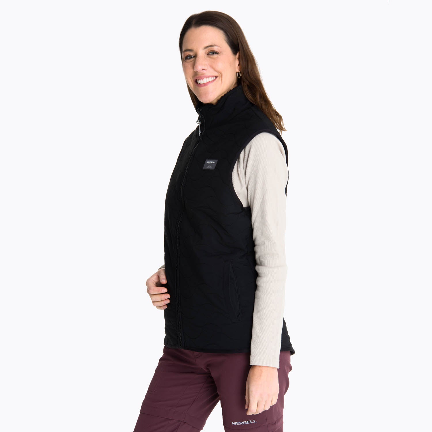 Polar Sin Mangas Mujer Rawhara Reversible Negro Merrell