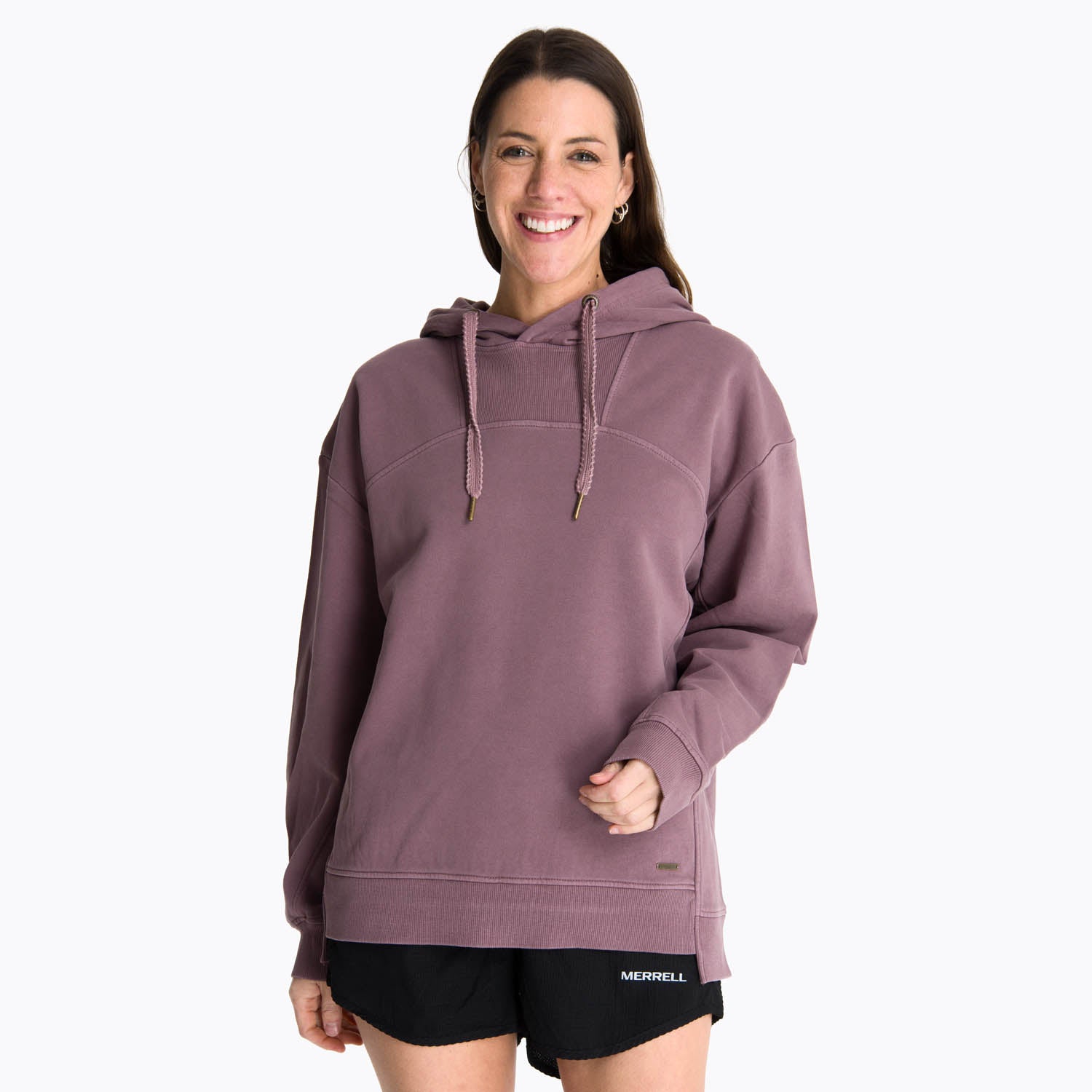 Poleron Mujer Arewhana Morado Oscuro Merrell