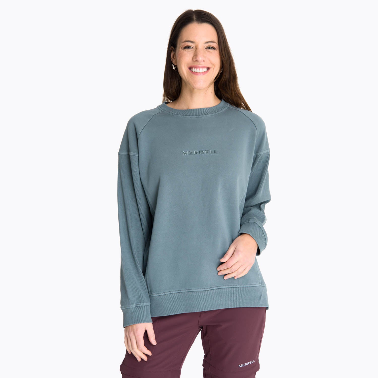 Poleron Mujer Pokiha Verde Musgo Merrell