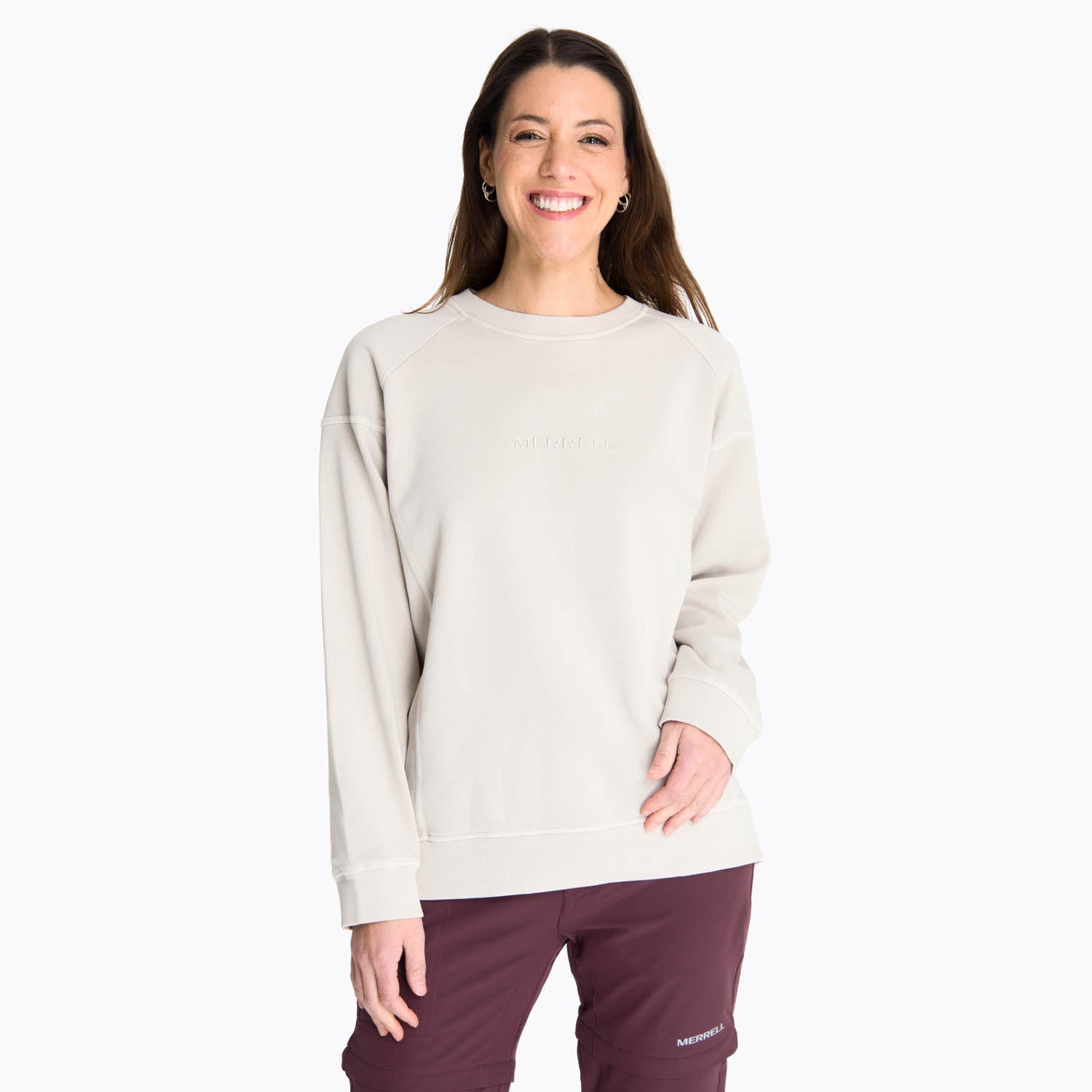 Poleron Mujer Pokiha Crema Merrell