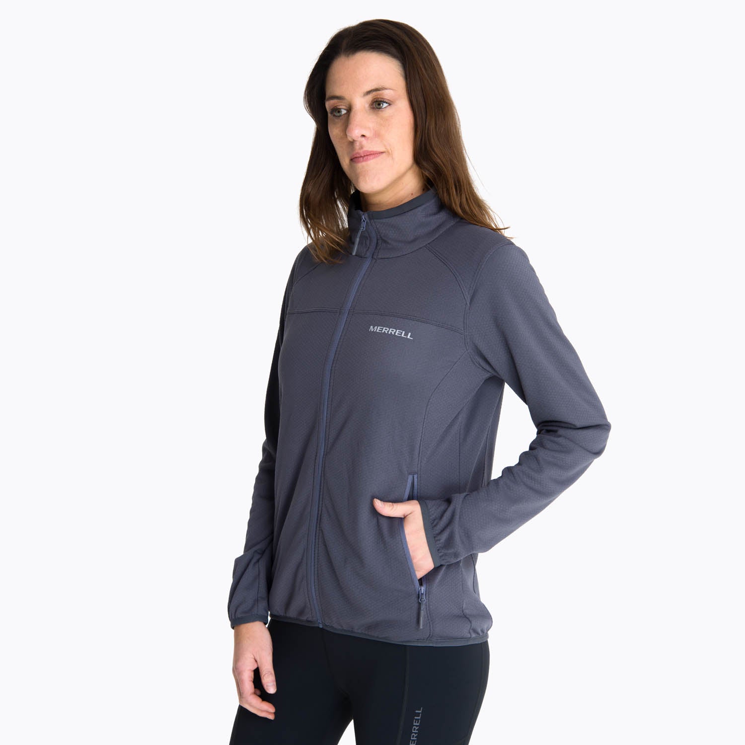 Poleron Mujer Koati Gris Oscuro Merrell