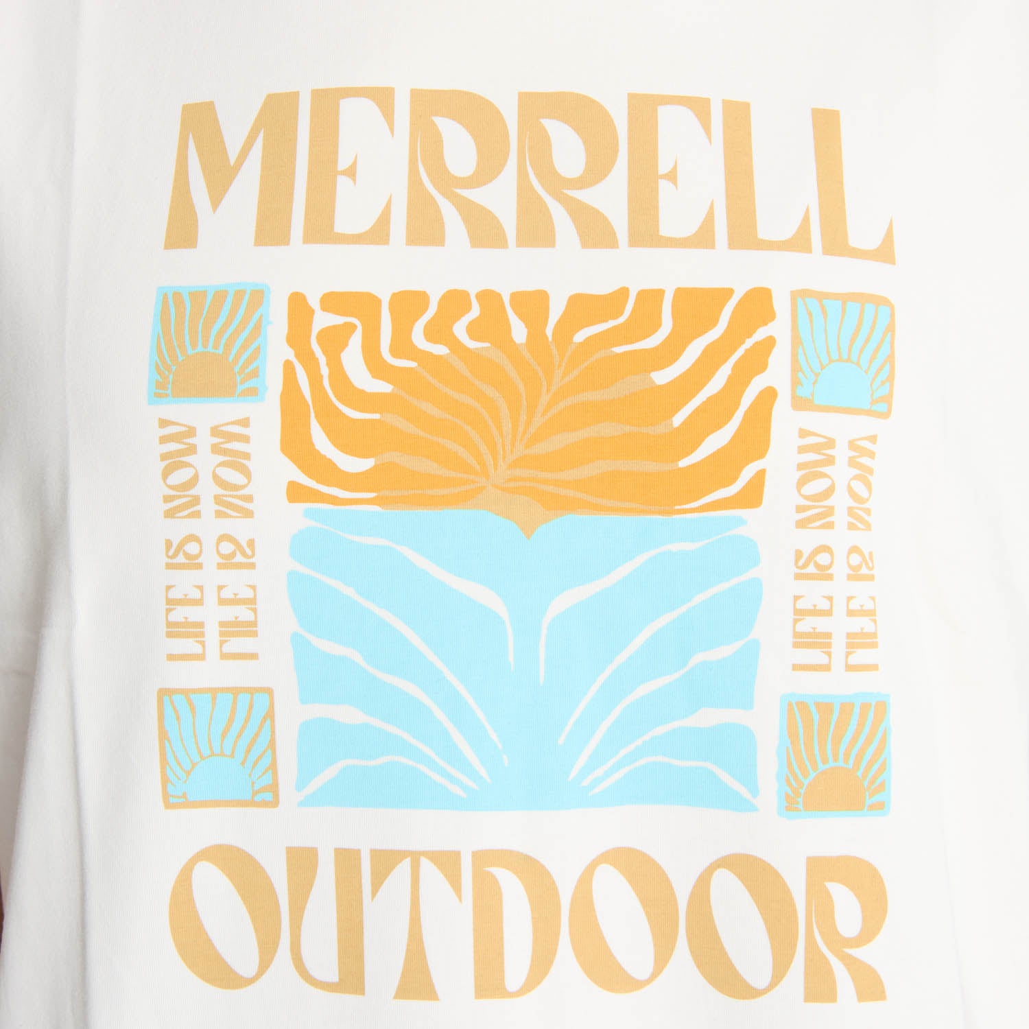 Polera Manga Corta Mujer Kirikiri Crema Merrell