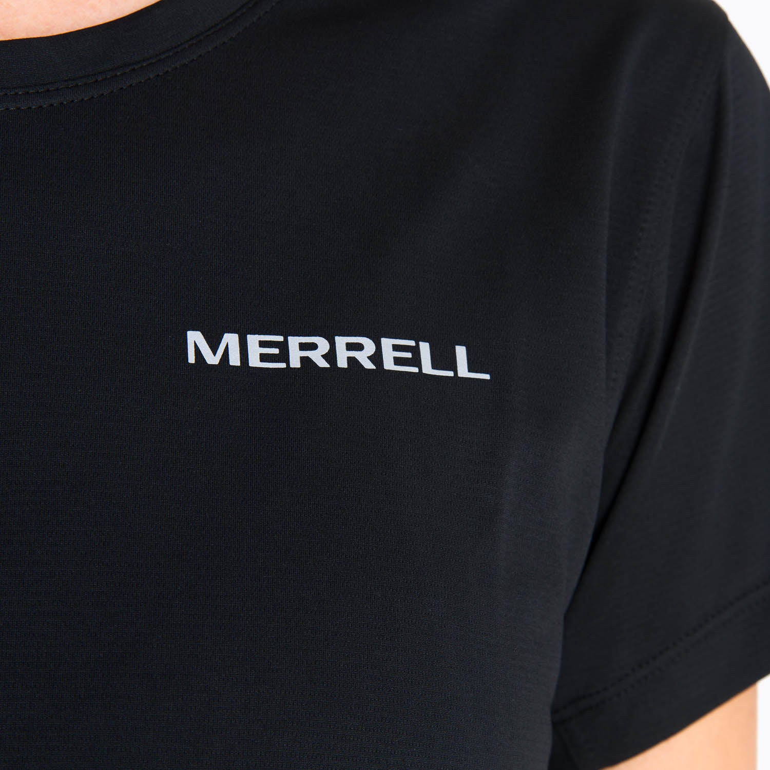 Polera Manga Corta Mujer Kiore Negro Merrell