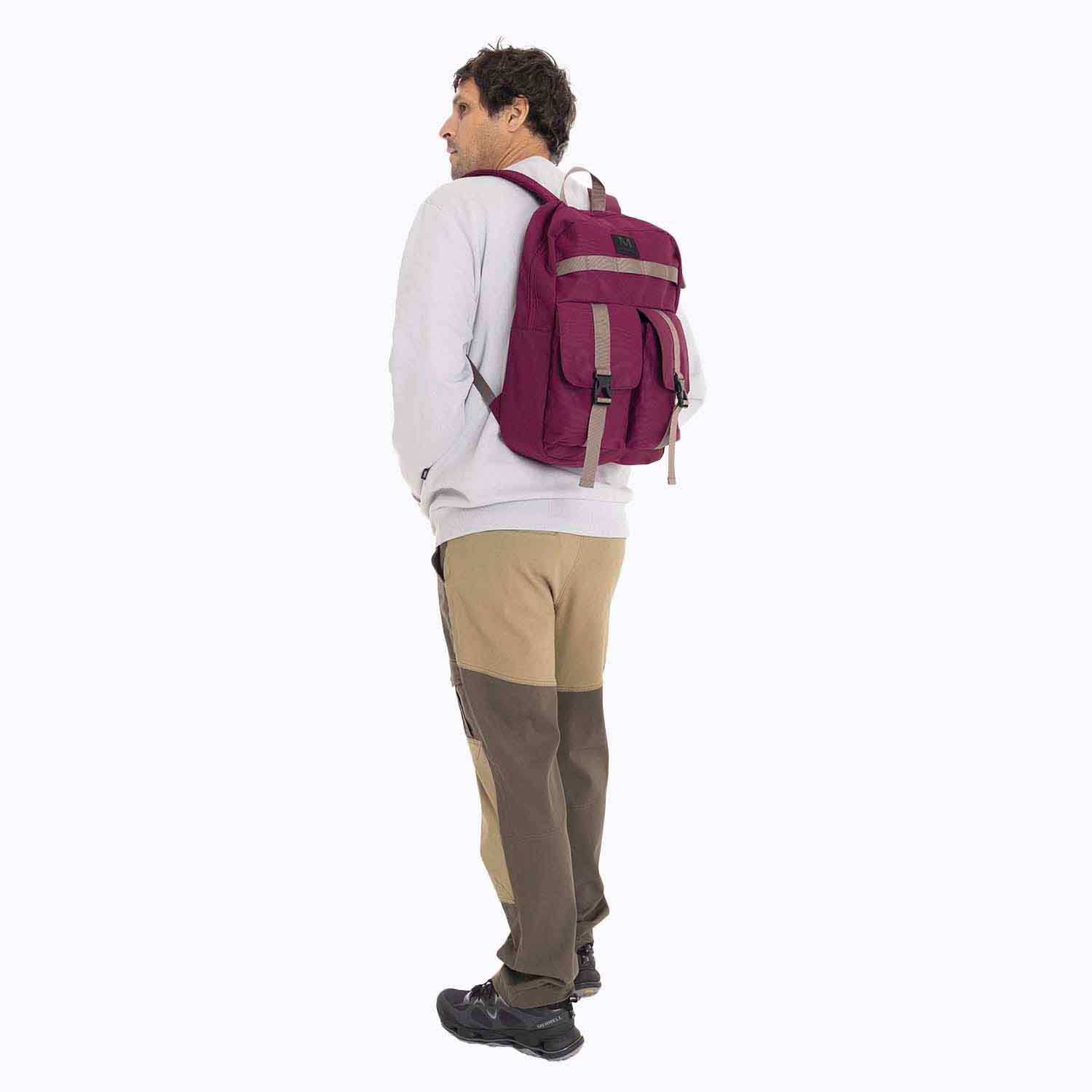 Mochila Unisex Gundahoo Urban Back Rojo Merrell