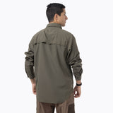 Camisa Manga Larga Hombre Kuskov Verde Merrell