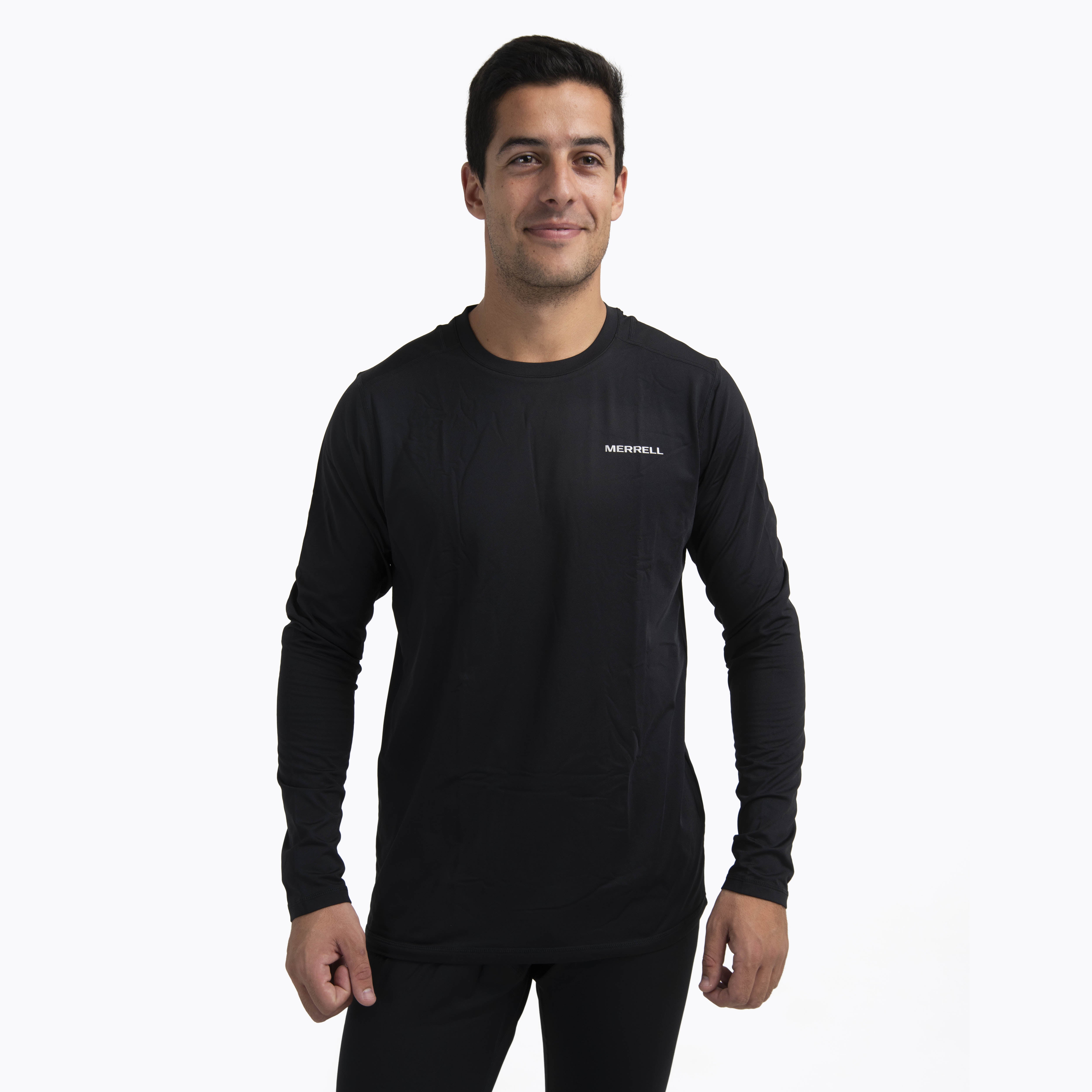 Primera Capa Superior Hombre First Layer Negro Merrell