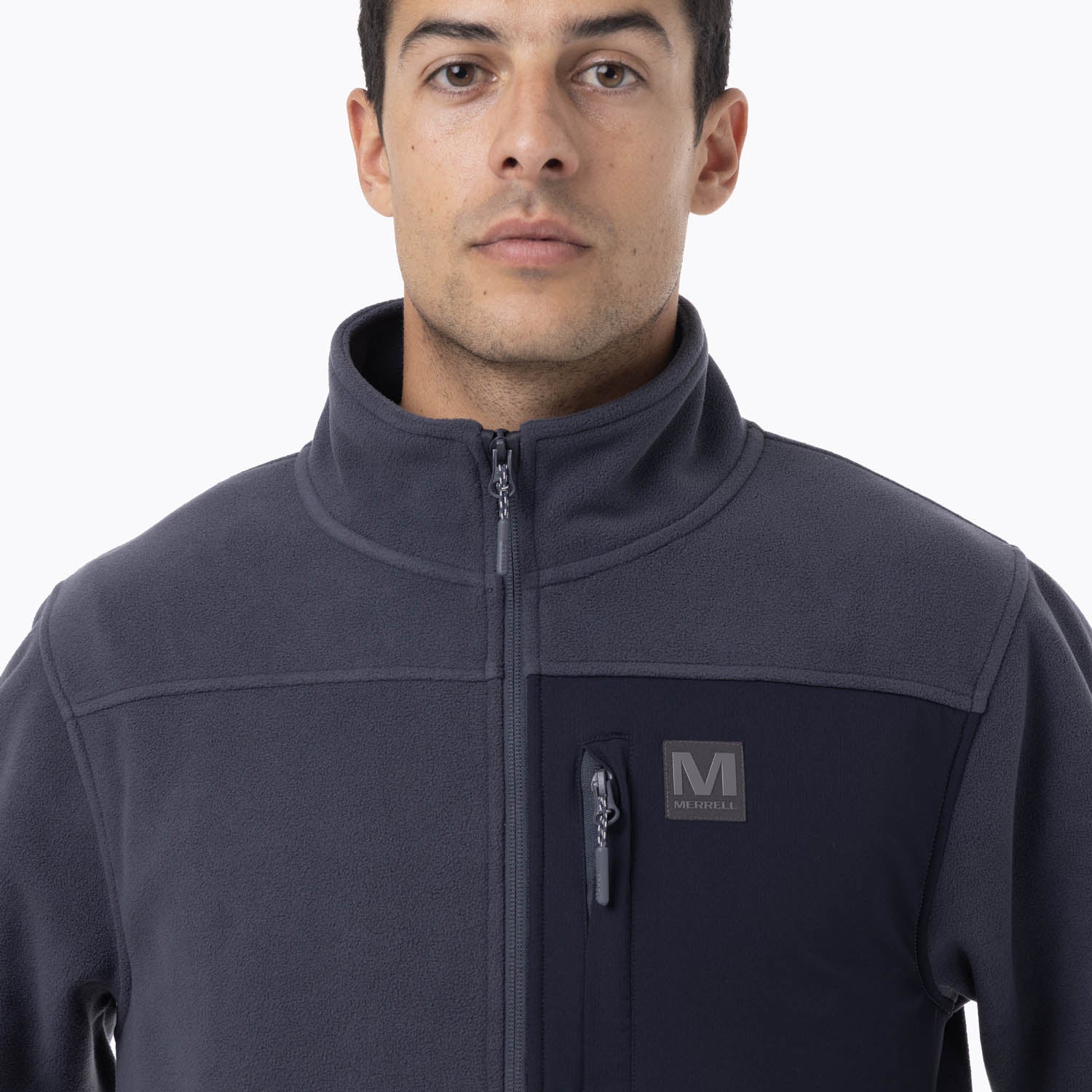 Polar Hombre Deches Snap Microfleece  Azul Merrell