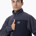 Polar Hombre Deches Snap Microfleece  Azul Merrell