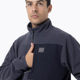 Polar Hombre Deches Snap Microfleece  Azul Merrell