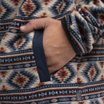 Polar Hombre Deches Full Print Snap Microfleece Multicolor Azul  Merrell