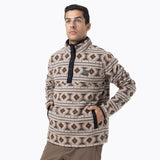 Polar Hombre Deches Full Print Snap Microfleece Multicolor Gris Merrell