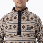 Polar Hombre Deches Full Print Snap Microfleece Multicolor Gris Merrell