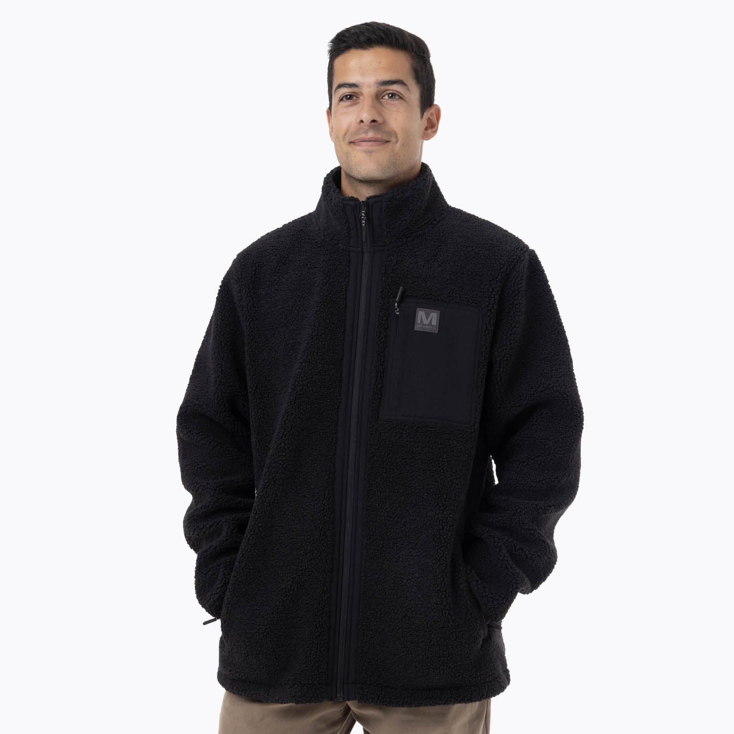 Polar Hombre Retro Pile Sherpa Negro Merrell