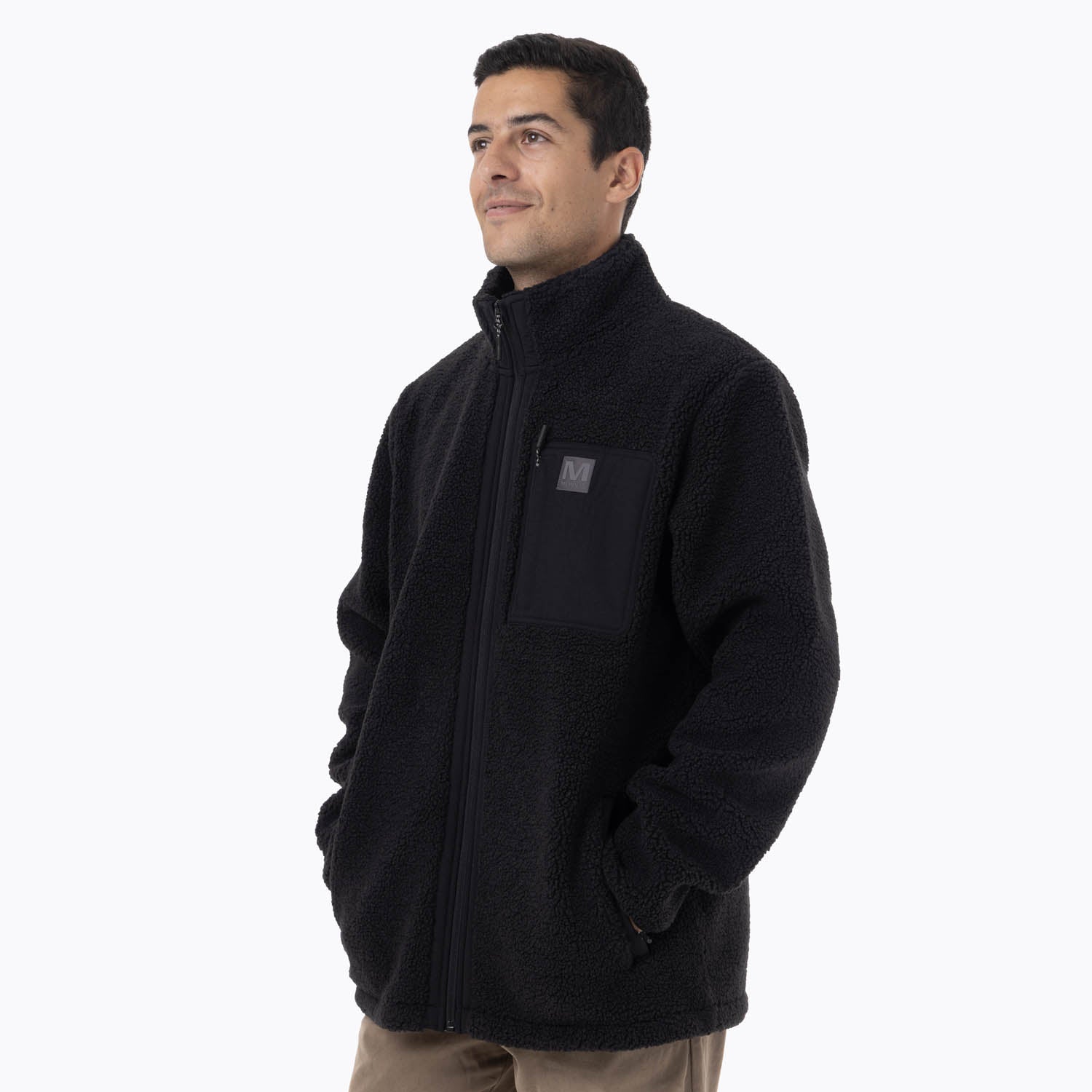 Polar Hombre Retro Pile Sherpa Negro Merrell