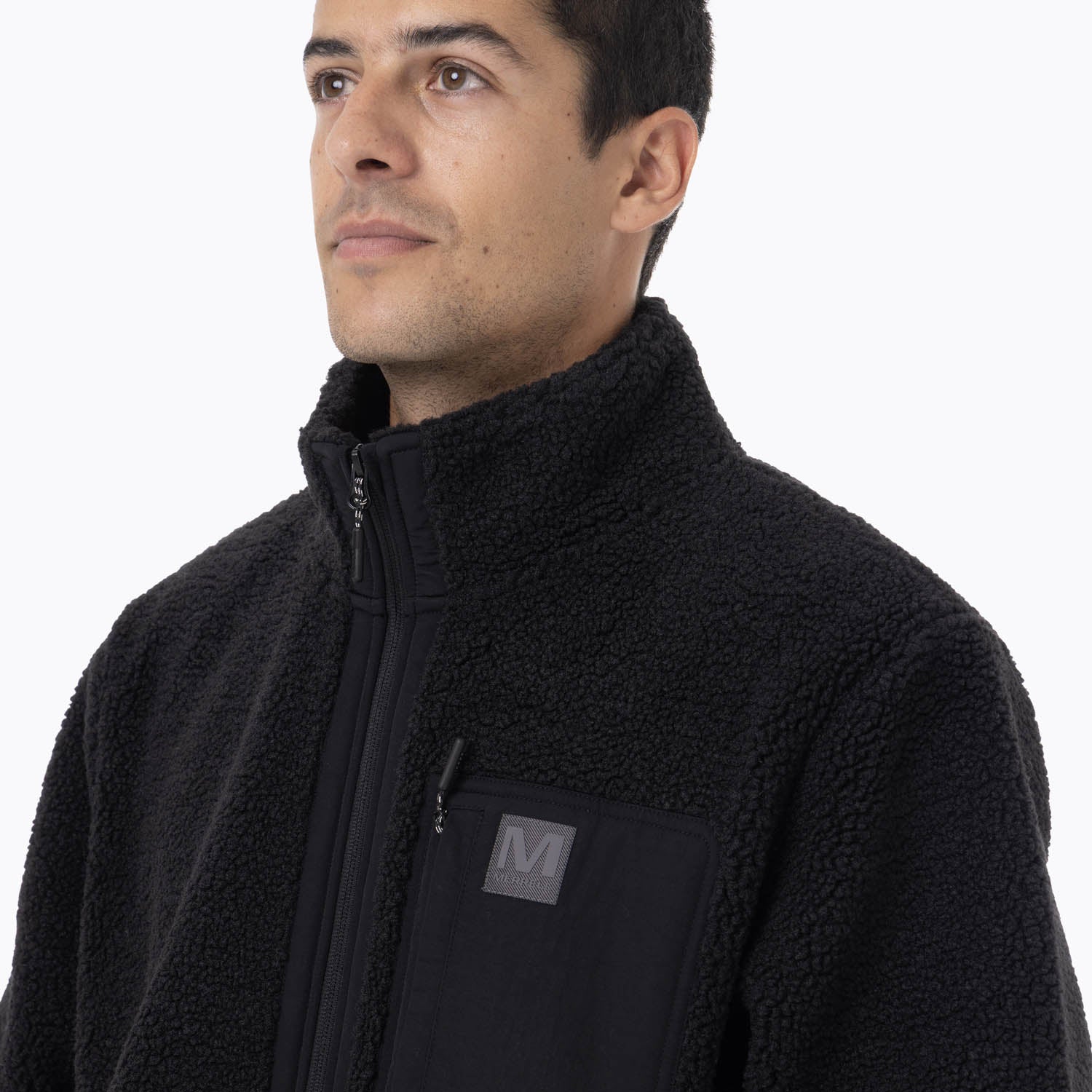 Polar Hombre Retro Pile Sherpa Negro Merrell
