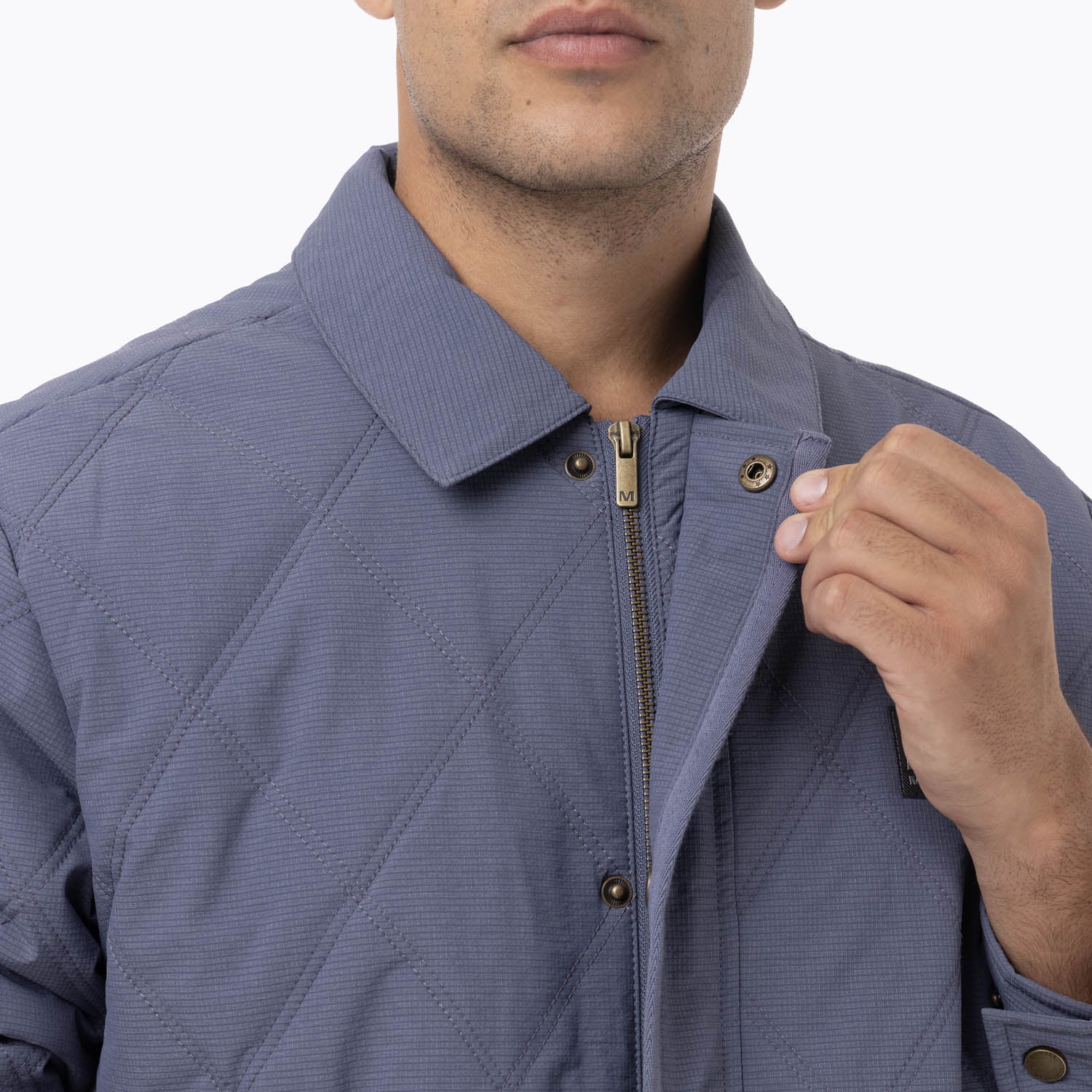 Chaqueta Hombre Halees Full Zipper Azul Merrell