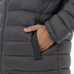 Parka Hombre Full Zipper Gris Oscuro Merrell