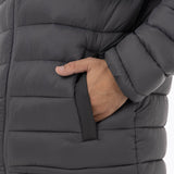 Parka Hombre Full Zipper Gris Oscuro Merrell