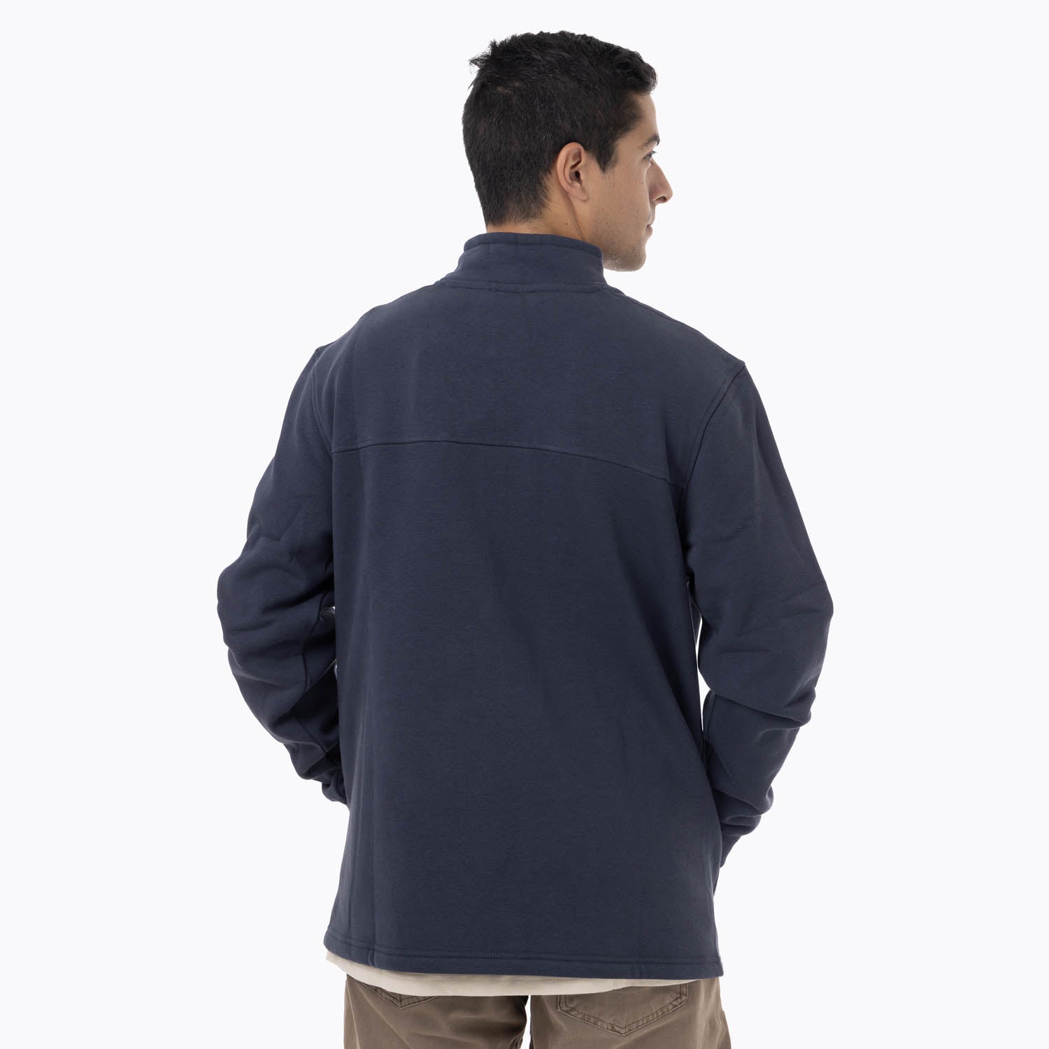 Poleron Hombre Lepais Zip Azul Merrell