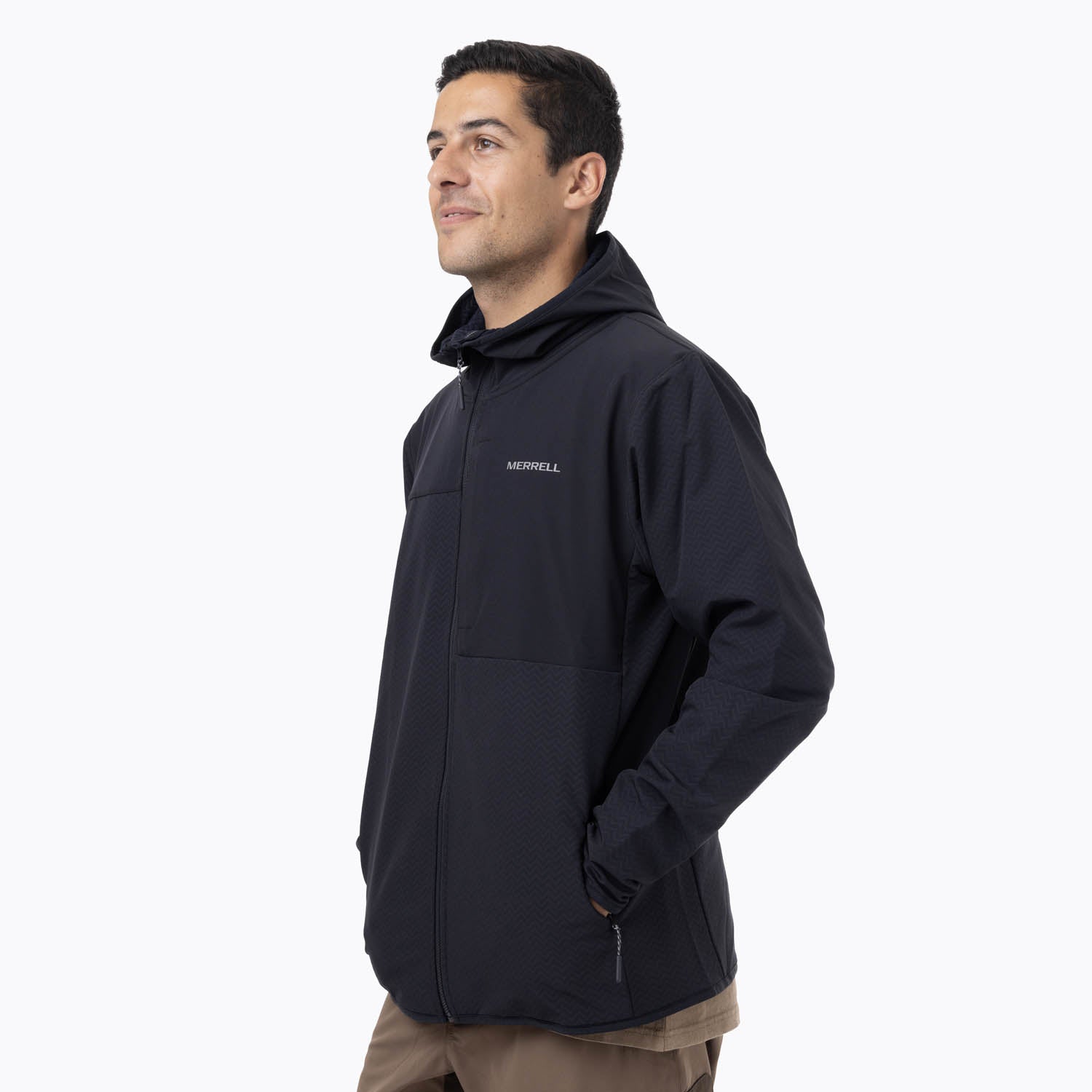 Polar Hombre Mezeis Softshell Negro Merrell