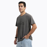 Polera Manga Corta Hombre Edeus Gris Oscuro Merrell