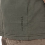 Polera Manga Corta Hombre Logo Tee Verde Merrell
