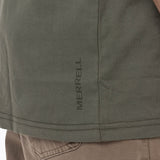 Polera Manga Corta Hombre Logo Tee Verde Merrell
