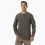 Polera Manga Larga Hombre Rapaces Verde Merrell