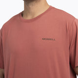 Polera Manga Corta Hombre Sapais Rojo Merrell