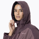 Impermeable Mujer Full Zipper Hardshell Morado Merrell
