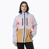 Impermeable Mujer Full Zipper Hardshell Multicolor Celeste Merrell