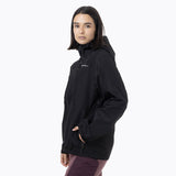 Impermeable Mujer Full Zipper Hardshell Negro Merrell