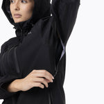Impermeable Mujer Full Zipper Hardshell Negro Merrell
