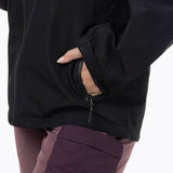 Impermeable Mujer Full Zipper Hardshell Negro Merrell