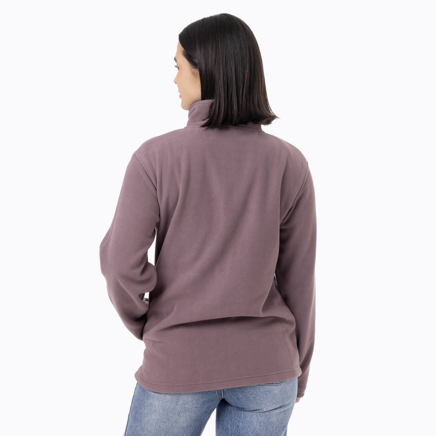 Polar Mujer Deches Snap Microfleece  Morado Merrell