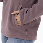 Polar Mujer Deches Snap Microfleece  Morado Merrell