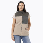 Polar Sin Mangas Mujer Sherpa Reversible Verde Merrell