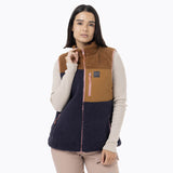 Polar Sin Mangas Mujer Sherpa Reversible Azul Merrell